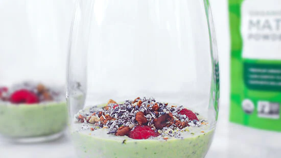 Image of Matcha Yogurt Parfait Recipe