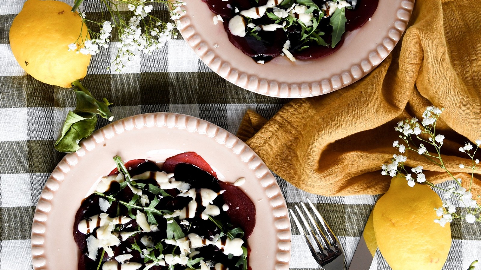 Bietjescarpaccio met truffel