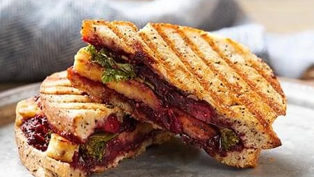 Image of Tempeh & Cranberry Superfood Panini Recipe