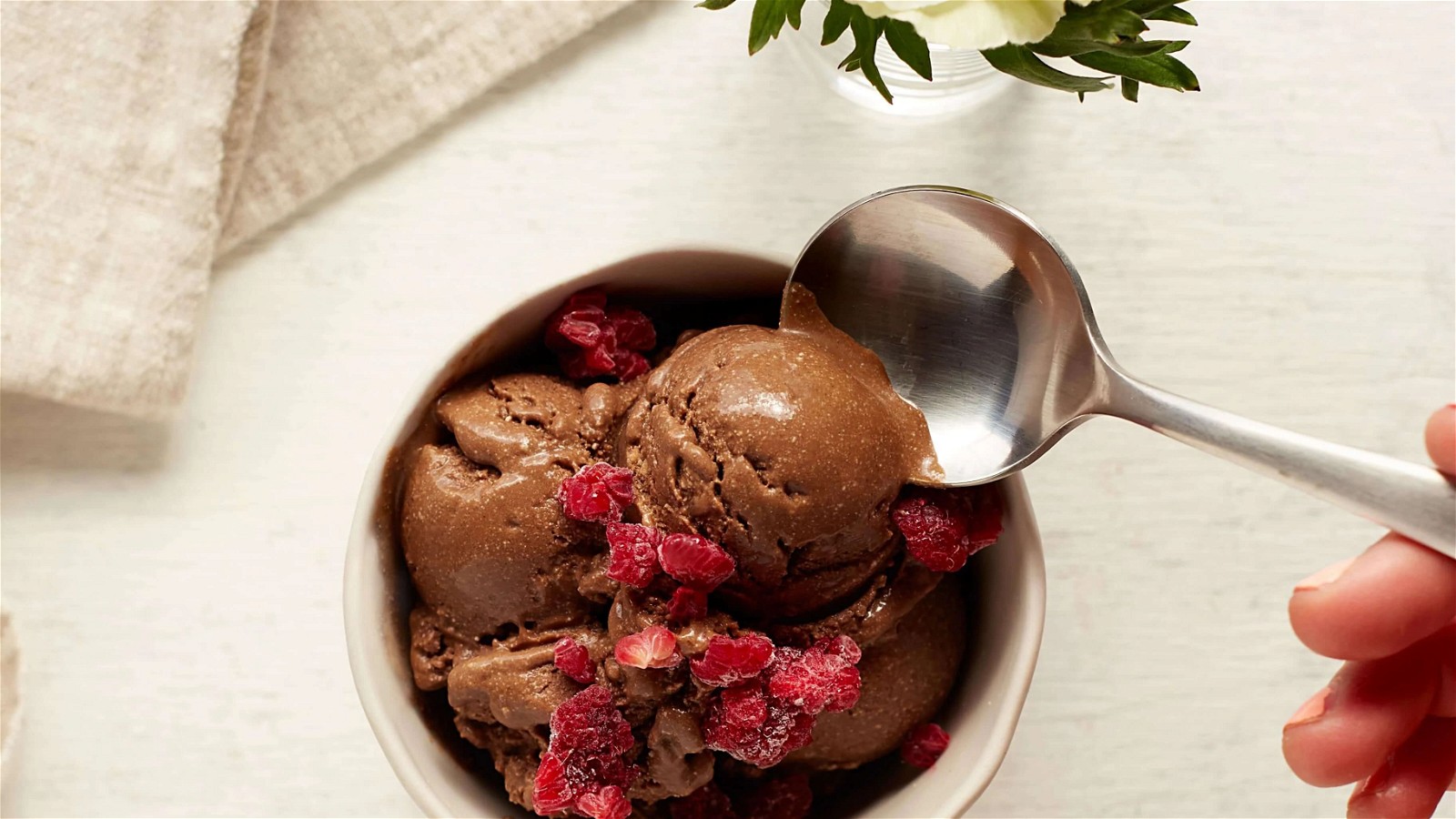 Image of Dark Chocolate Ice Cream Recipe