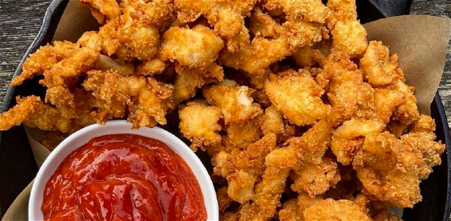 Image of Fried Cockle Clams & Spicy Cocktail Sauce