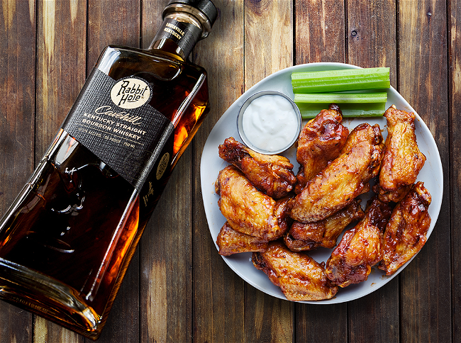 Image of The Best Bourbon Buffalo Chicken Wings