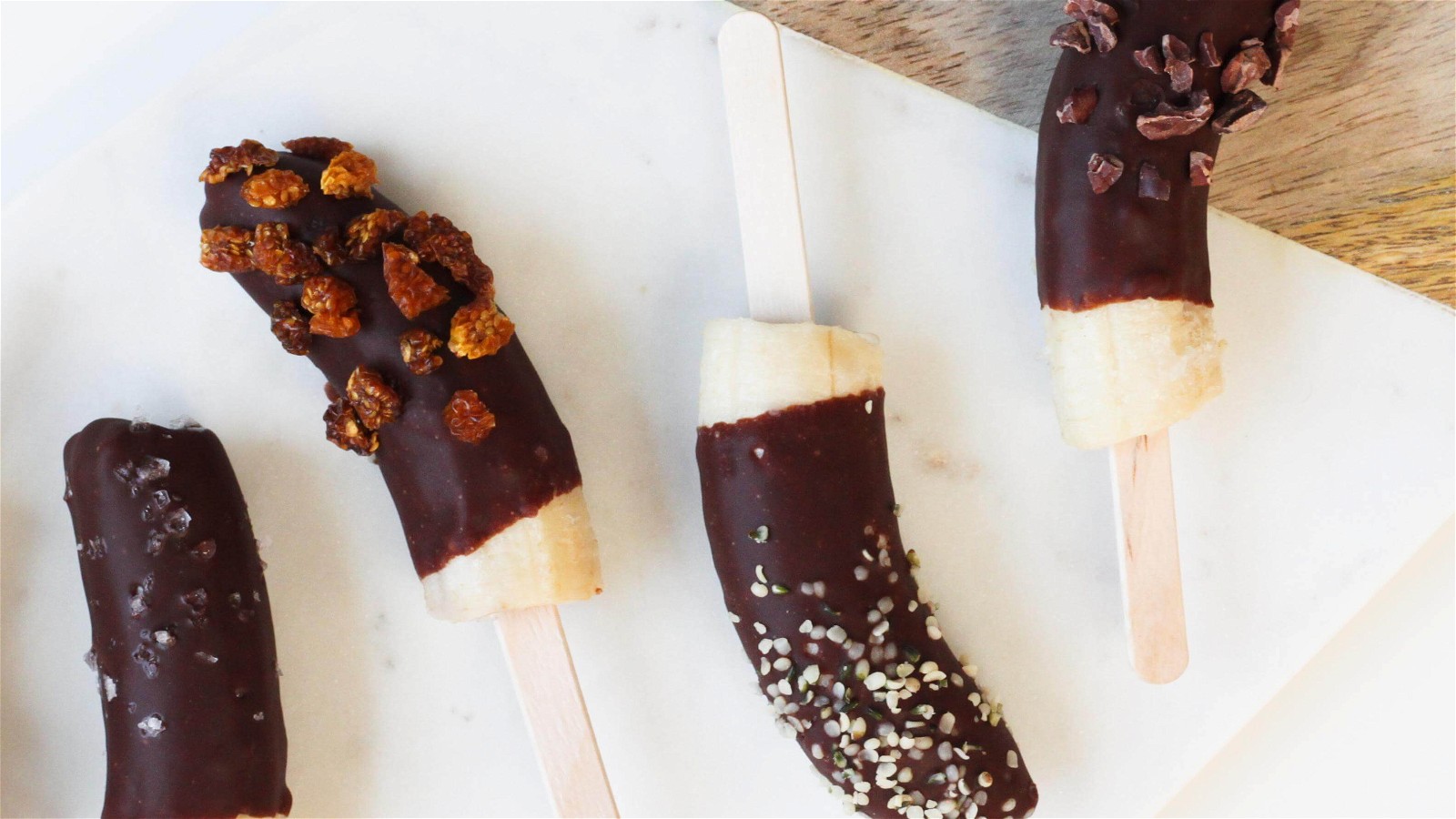 Image of Cacao Banana Pops Recipe