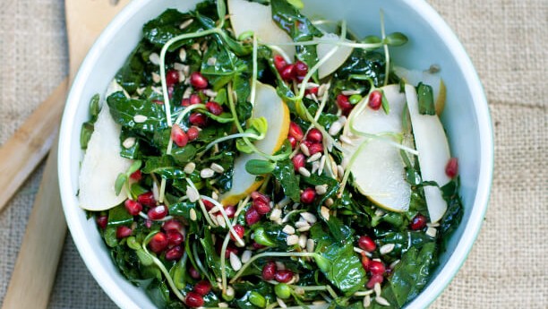 Image of Pomegranate Kale Salad Recipe