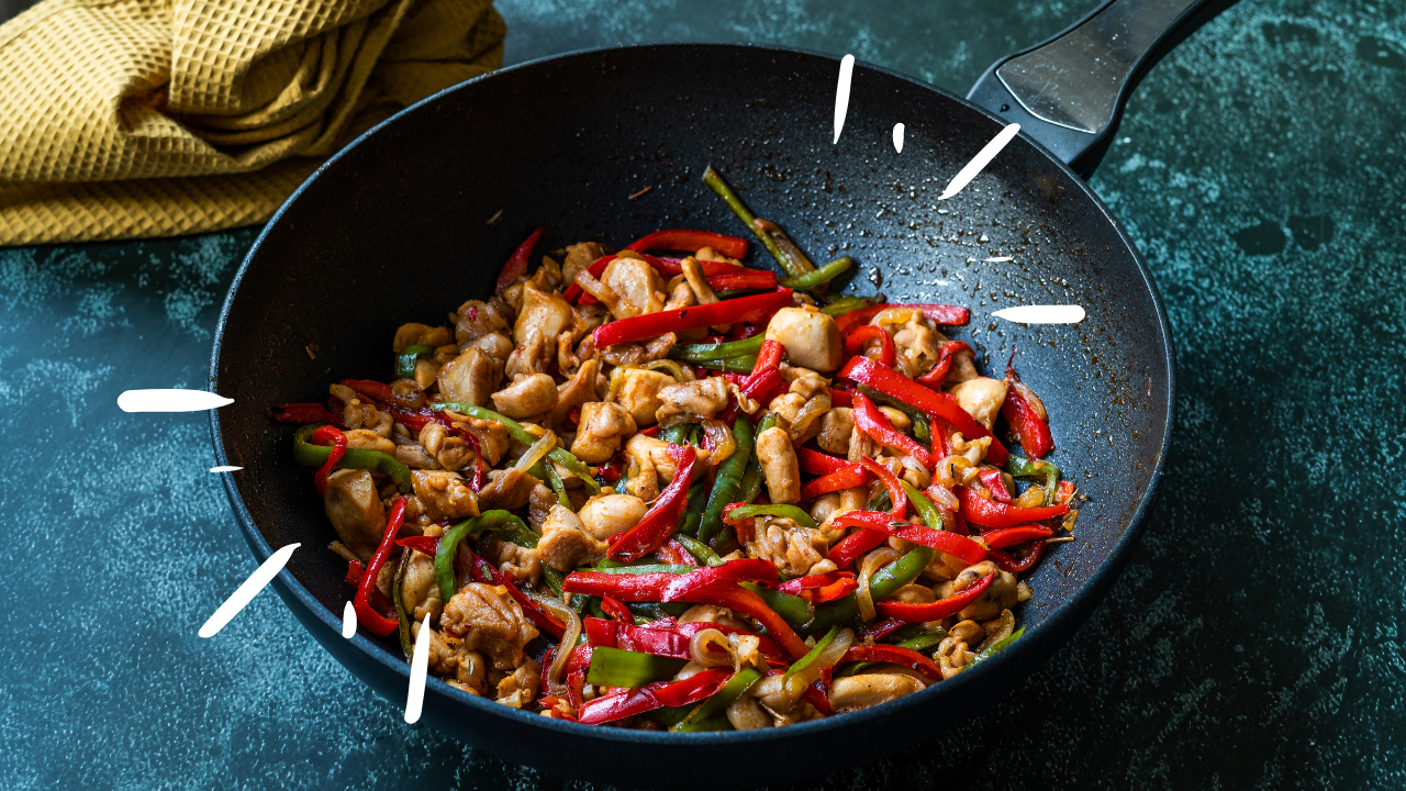 Szechuan BBQ Chicken with Sesame Ginger “Rice”