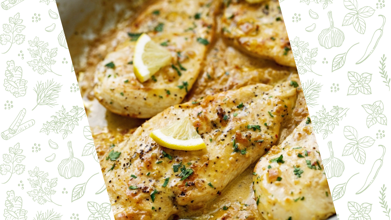 Image of Chicken in Garlic & Spring Onion Sauce