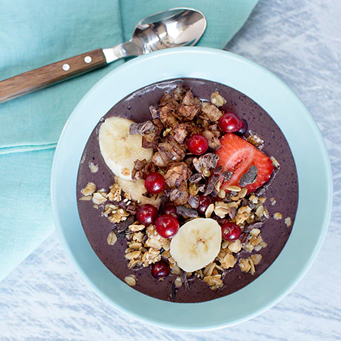 Chocolate Acai Bowl  How To Make A Chocoate Acai Bowl - YUM