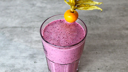 Image of Vanilla Mulberry Smoothie Recipe