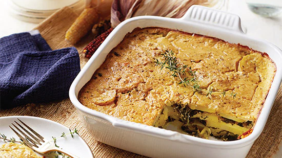 Image of Potato Kale Gratin Recipe
