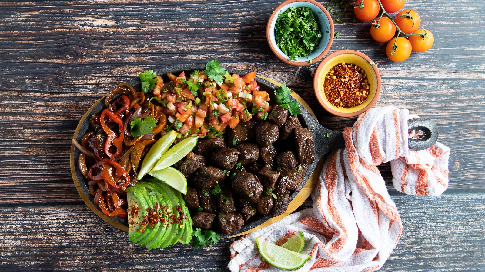 Image of Mexican Fajita Steak with Beef Tips