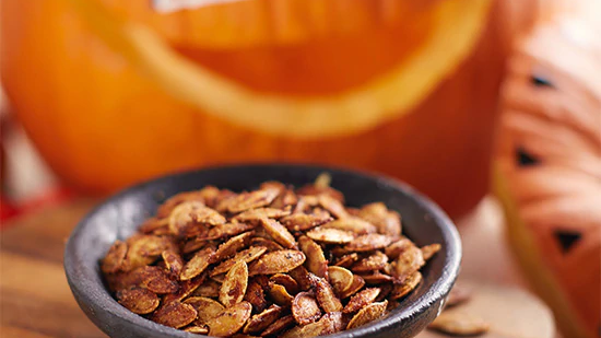 Image of Caramelized Maca Pumpkin Seeds Recipe