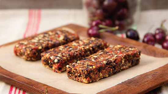 Image of Chocolate Cherry Goji Bars Recipe