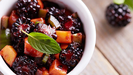 Image of Blackberry Acai Salsa Recipe