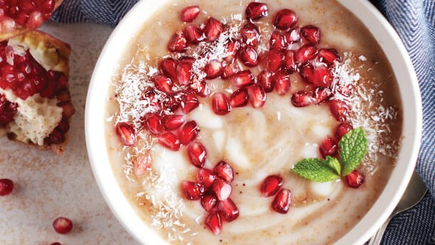 Image of Pomegranate Amaranth Porridge