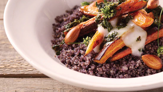 Image of Purple Quinoa & Carrots Recipe