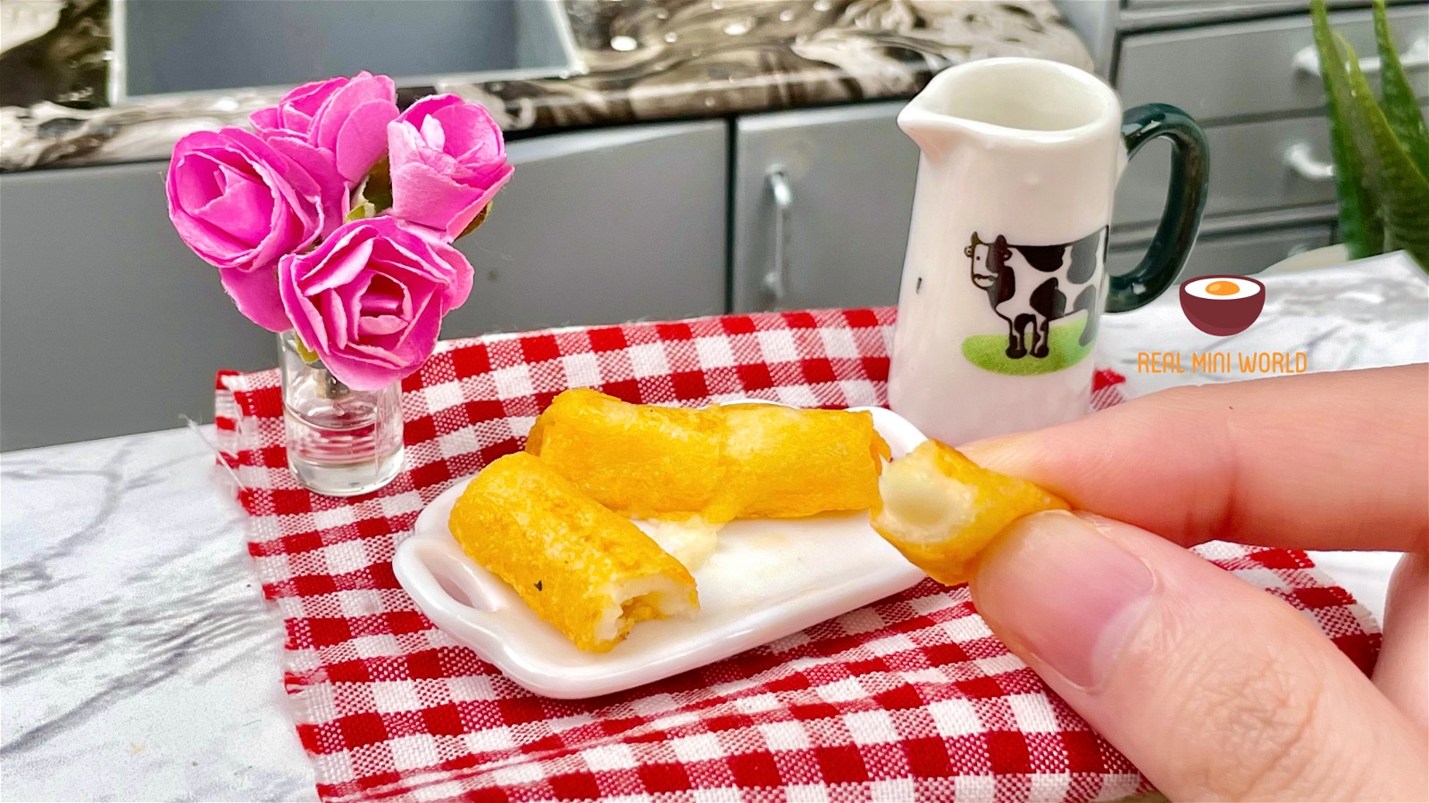 Image of Tiny Food: YUMMY Cheese French Toast Roll Ups 🧀|Miniature Cooking 