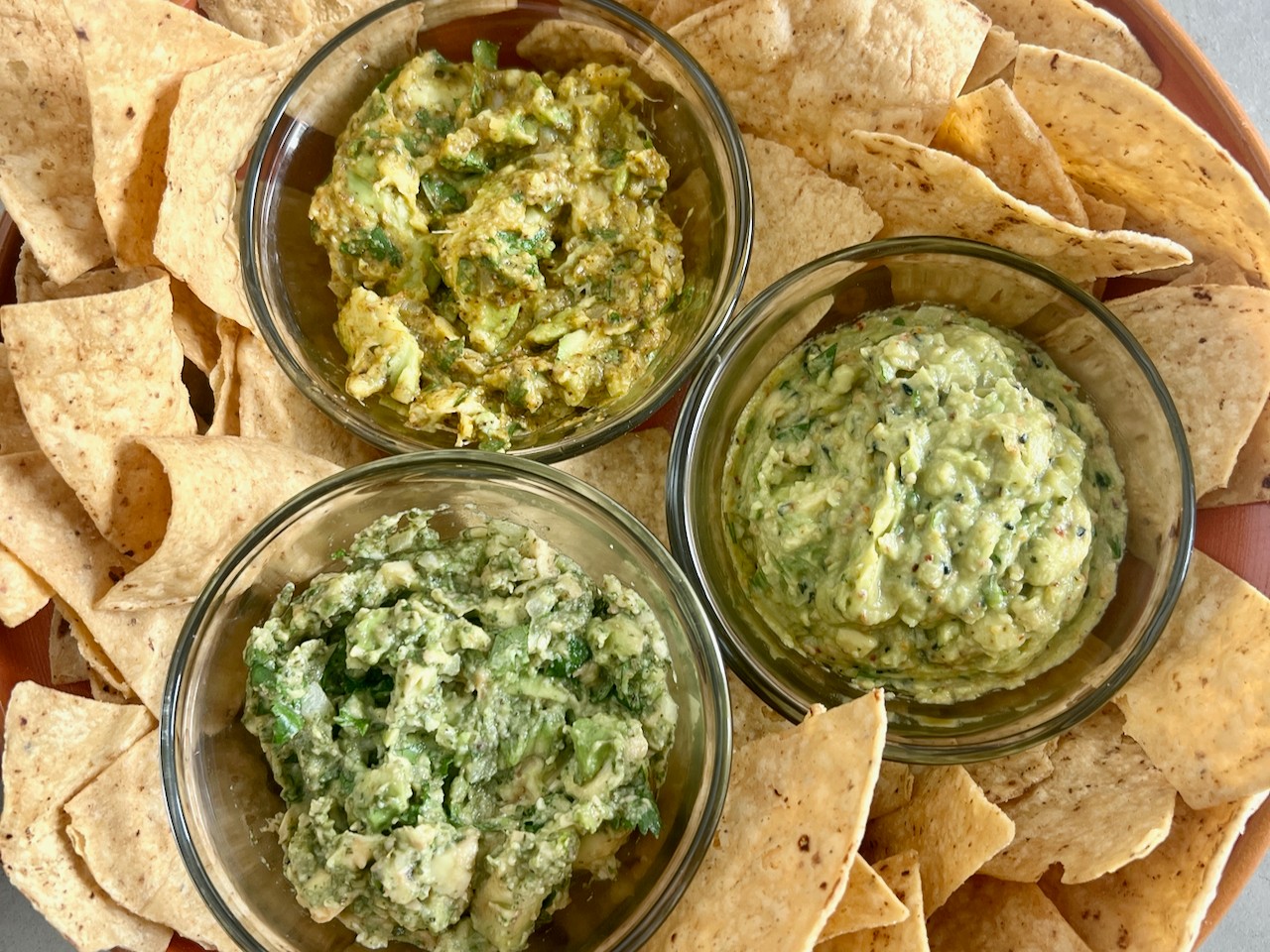 Guacamole Three Ways- Queso Fresco