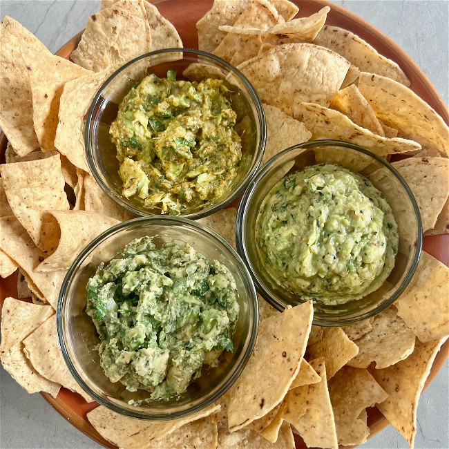 Image of Guacamole Three Ways