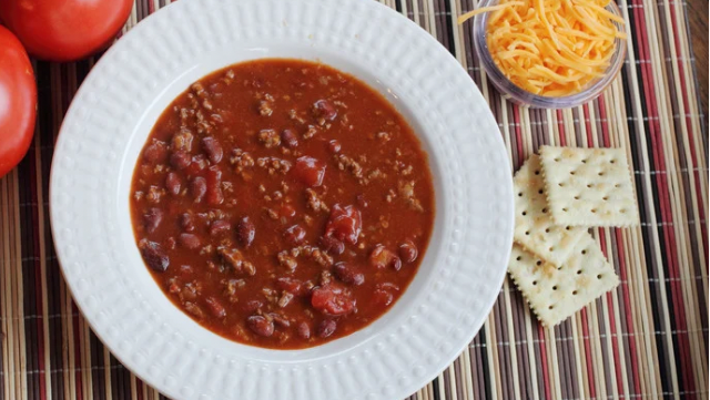 Image of Crock pot Chili with beans 
