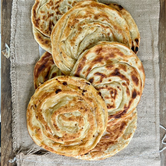 Image of Homemade Malawach (Crispy Flakey Yemenite Flatbread)