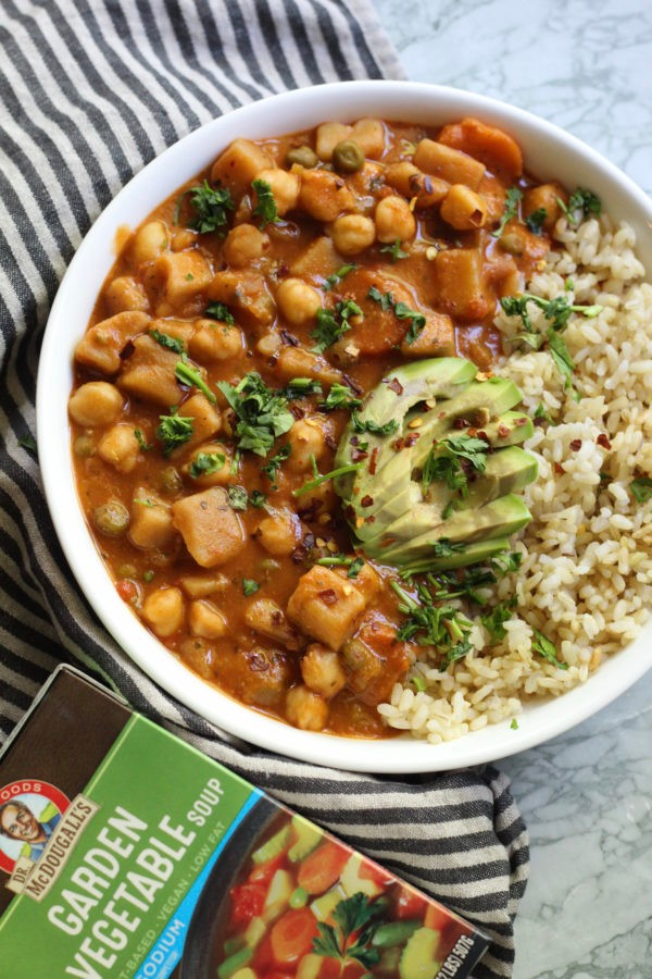 Image of Tahini Chickpea Stew by @plantbasedrd