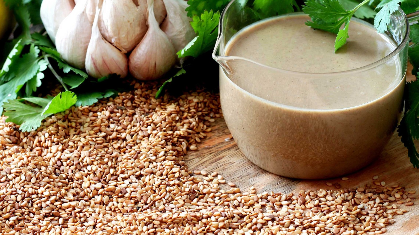 Image of GARLIC TAHINI DRESSING
