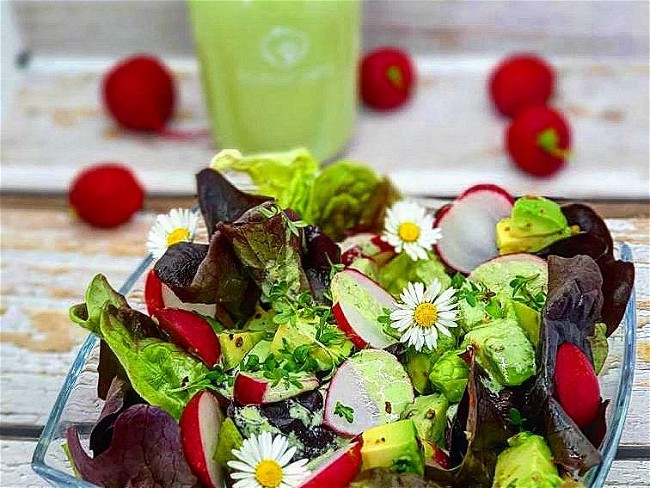 Image of 🥗 Frühlingsalat mit Dressing aus dem Nutri-Blender Max🥗