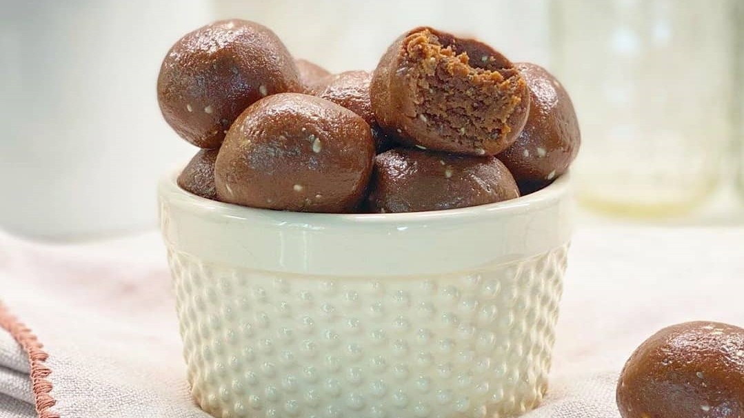 Image of KETO CACAO TAHINI BALLS