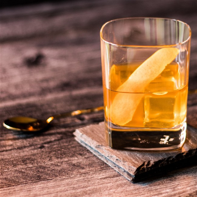 Image of Ginger Lemongrass Old Fashioned Cocktail Recipe