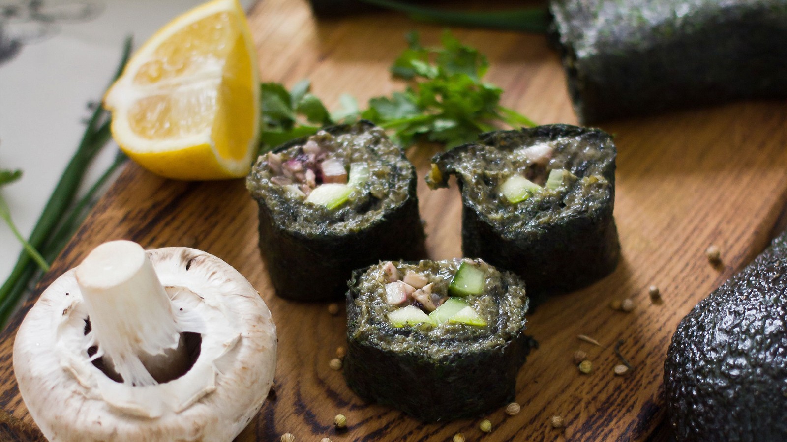 Image of NUT SEED NORI ROLLS