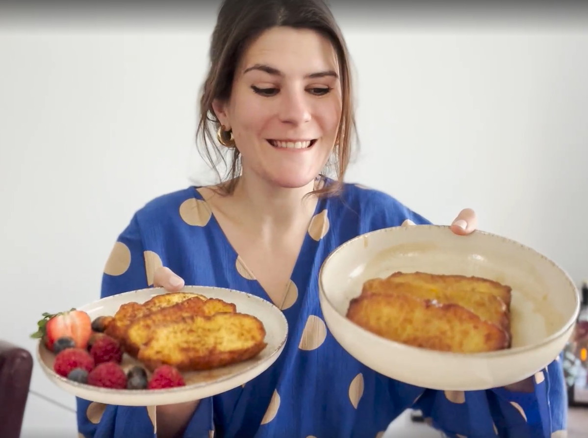 Torrijas keto sin gluten y sin azúcar