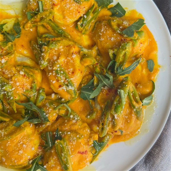 Image of Easy Ricotta Gnudi with Carrot