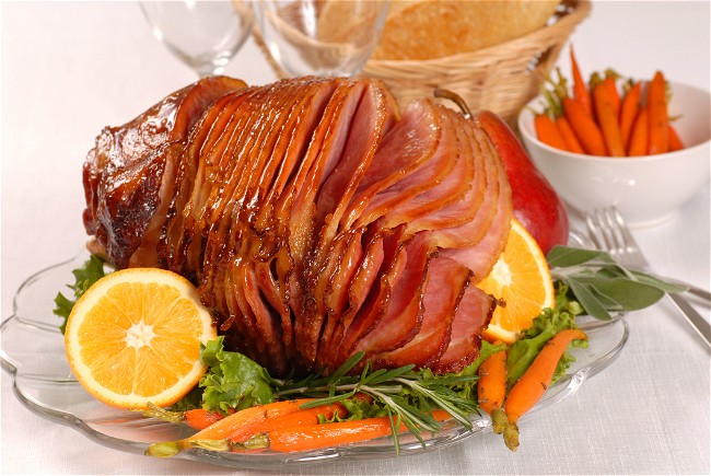 Image of Delicious Orange Glazed Ham