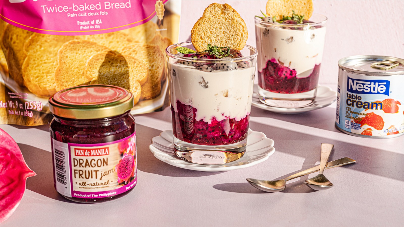 Image of Biscocho + Dragonfruit Trifle