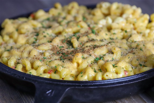 smoked mac and cheese