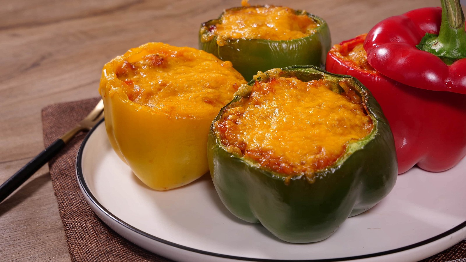 Image of Air fryer Stuffed Peppers