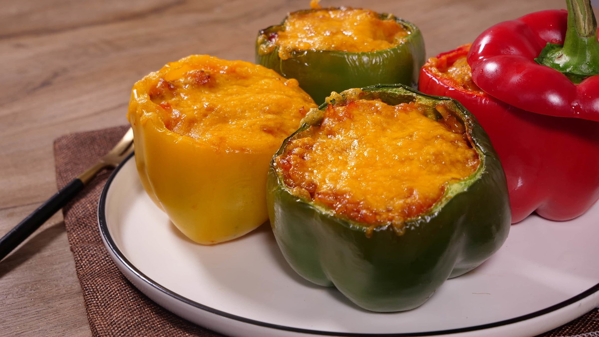 Air fryer Stuffed Peppers
