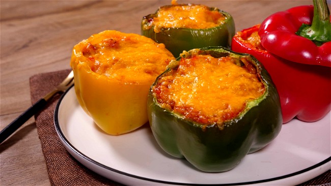Image of Air fryer Stuffed Peppers