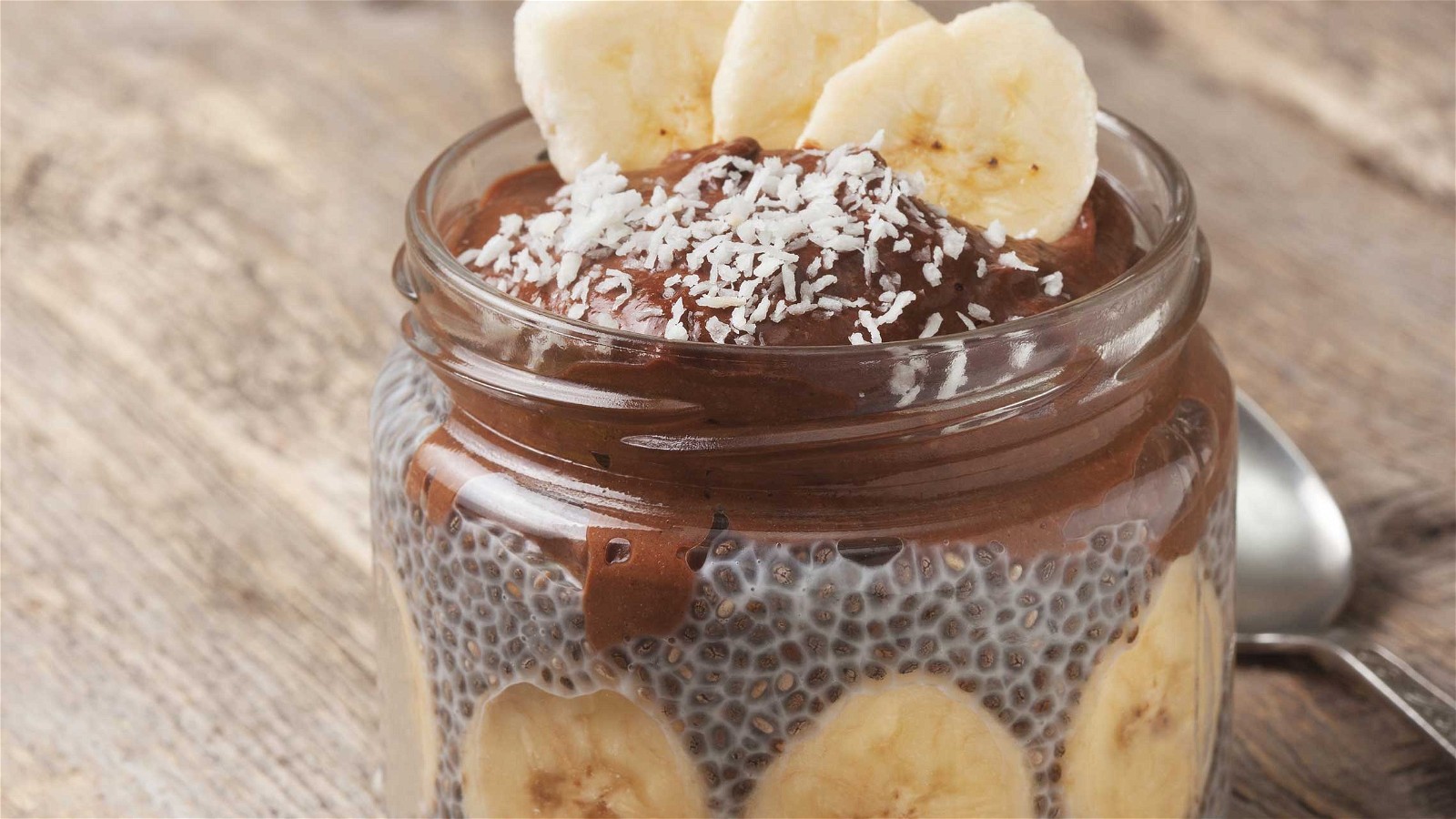 Image of CHOCOLATE BANANA CHIA PUDDING