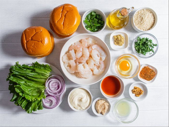 Shrimp Burger – Sizzlefish