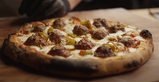 Image of Meatball Pizza