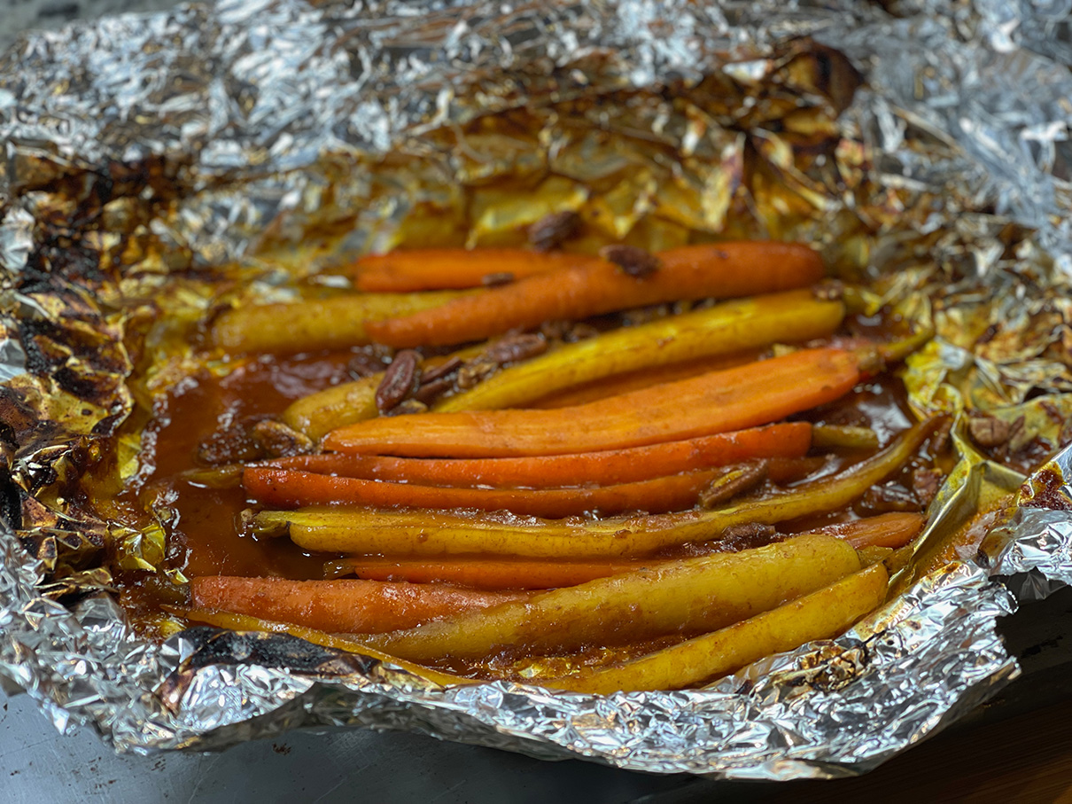 Image of Return the carrots to the oven and roast, uncovered, for...