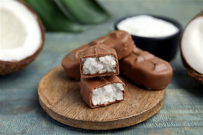 Image of Bourbon Coconut Easter Eggs