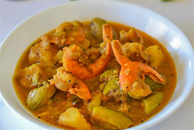 Image of Parwal Prawn Stir Fry
