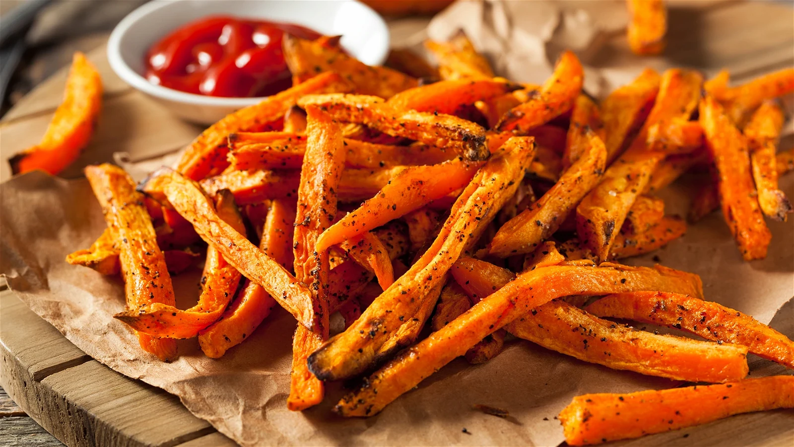 Image of Baked Spicy Barbecue Sweet Potato Fries