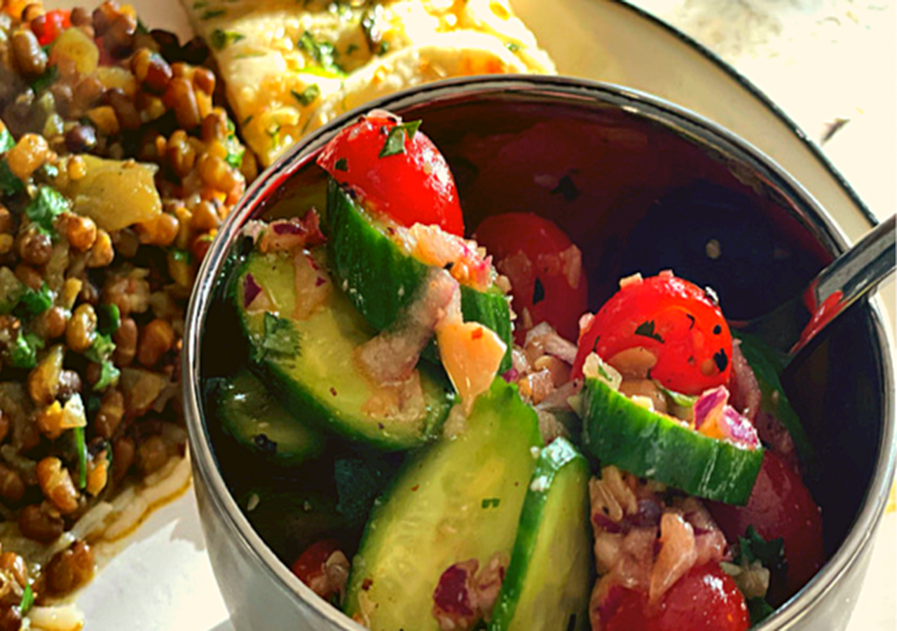 Image of Cucumber Tomato salad