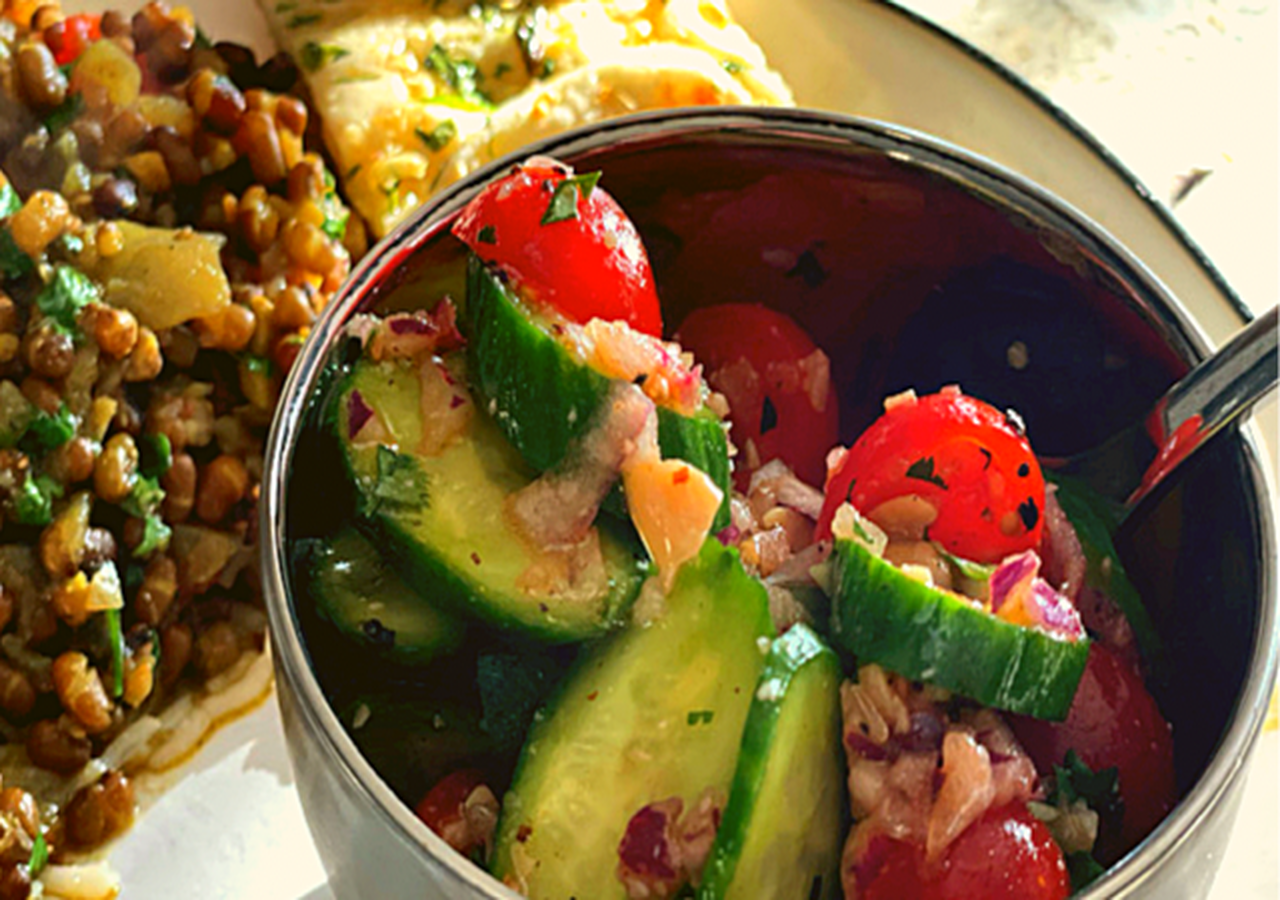 Image of Cucumber Tomato salad 