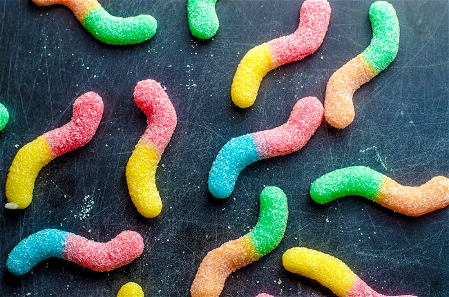 Image of How to Make a Homemade Sour Infused-Butter Gummy Worms  