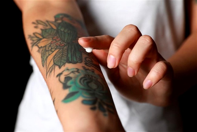 Image of Herbal-Infused Homemade Tattoo Care Cream