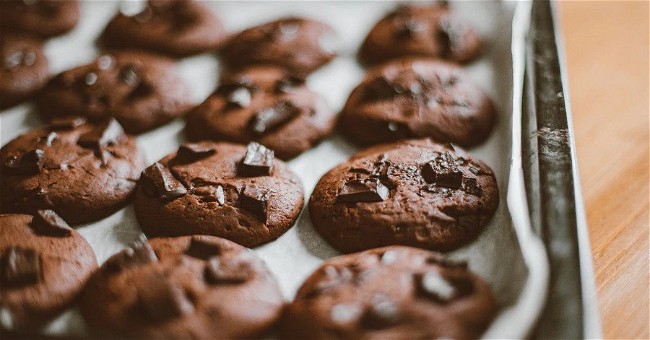 Image of Black Bean Fudgy Double Chocolate Cookies